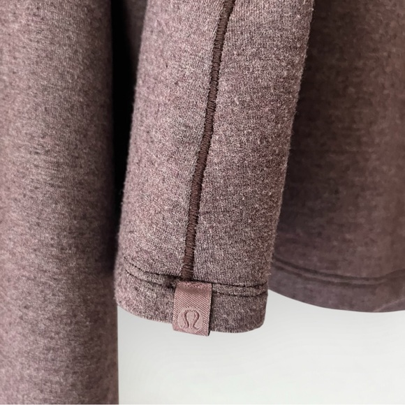 Lululemon Show Your Depth Reversible Crop Top Flare Heathered Antique Bark M/L - Picture 5 of 10